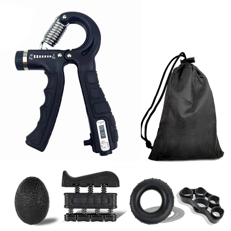 Aumente força e resistência das mãos e dedos - Kit Ajustável de Fortalecimento