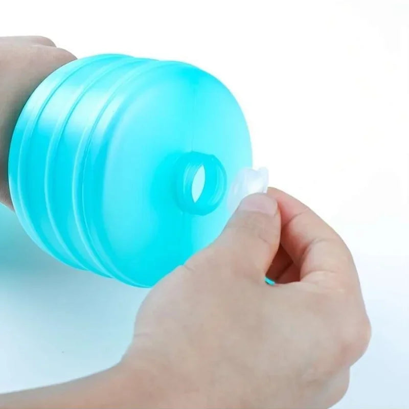 Treino leve, prático e perfeito pra casa - Halteres com água (2x 1L)